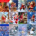 Christmas 5D Diamond Painting Santa Claus Elk DIY Diamond Painting Art Mosaic Full Drill Diamond Embroidery Painting Home Decor. 