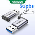 UGREEN USB C Adapter USB A 3.0 Male to USB 3.1 Type C Female Connector Type-c Adapter for Samsung S9 S8 Huawei P10 P20 USB C Hub-Aluminium Shell. 