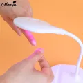 Monja 8 Leds White Nail Dryer Folding Desktop Nail Lamp Quick Drying Portable UV LED Baking Lamp Gel Nail Polish Manicure Tools. 