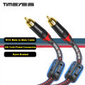 RCA Triple Shielded Audio Cable Rca To Rca Audio/Video Subwoofer Cable for Home Theater Sound Bar DVD TV Amplifier Hi-Fi System. 