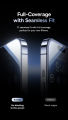 Baseus Diamond Series for iPhone 15 Plus Full-Coverage Privacy Protection Tempered Glass Screen Protector, Clear (Pack of 1, with cleaning kit and EasyStick installation tool). 