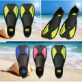 Men's and Women's Flippers Submersible Equipment Training Flippers Swimming Breaststroke Freestyle Duck Foot Board Short Professional Flippers. 