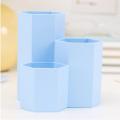 Hexagon pen holder creative fashion cute storage box desktop honeycomb storage box cosmetic plastic pen barrel female. 