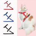 Cat Collar Harness Leash Adjustable Nylon Kitten Halter Collar Pet Traction Puppy Dog Cat Product Pet Harness Belt. 