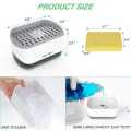Soap Pump 2 in 1 Dispenser with Sponge Holder Kitchen Manual Press Liquid Detergent Dispenser Container Household Cleaning Tool with Free Sponge. 