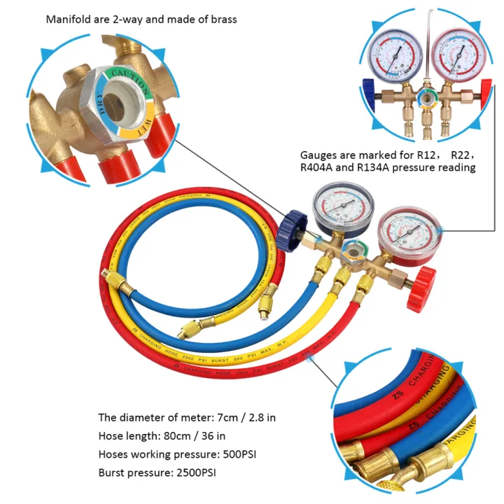 KOGEEK%20Refrigerant%20Manifold%20Gauge%20Set%20Air%20Conditioning%20Tools%20with%20Hose%20and%20Hook%20for%20R12%20R22%20R404A%20R134A%20-%20Image%203