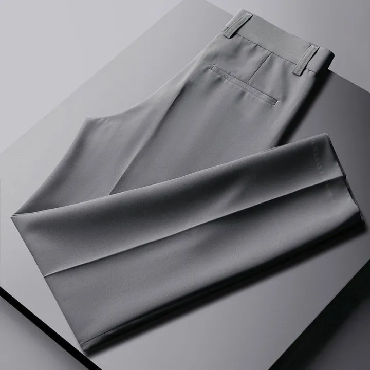 Han%20Shu%20Spring%20and%20Autumn%20High-End%20Draping%20Suit%20Pants%20Men's%20Summer%20Straight%20Slim%20Fit%20Trousers%20Casual%20Suit%20Pants%20Formal%20Wear%20Cropped%20Pants%20-%20Image%209