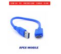 Super Speed USB 3.0 Male A to Micro B Cable For External Hard Drive Disk HDD Offers a throughput of up to 4.8Gbps. 
