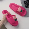 Bow Slipper Women Men Shoes Soft Platform Tulip Women'S Home Slippers Lovely Sole Cute Ladies Flip Flops Zapatillas Chaussons. 