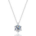 Real D Color 1 Carat Moissanite Pendant Necklace GRA Certificate for Women Wedding Bridal 100% S925 Sterling Silver Fine Jewelry YunqiangYi. 