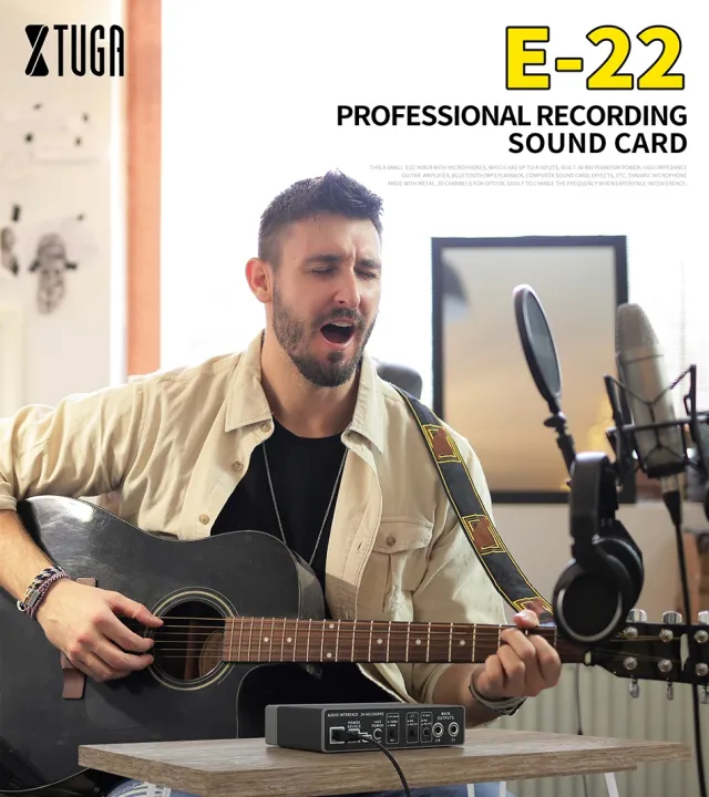 XTUGA%20E22%20Professional%202%20Combo%20Channel%20Recording%20Audio%20Interface%20Sound%20Card%20with%20Monitoring%20Like%20Focusrite%20Scarlett%202i2%20-%20Image%205