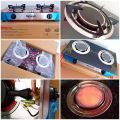 National Double Burner Gas Cooker Household Gas Stove for Kitchen Cooktop Stove Upgrade Timing Flip Kitchen Gas Cooker energy-saving Embedded Fierce Fire Stove. 