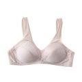 Summer Thin Sponge Bra Women's Vest-Style Glossy Cover Beauty Back Breathable Seamless Underwear Sports Bra. 
