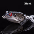 Frog Soft Fishing Lure Double Hooks Artificial Bait Frog Tool. 