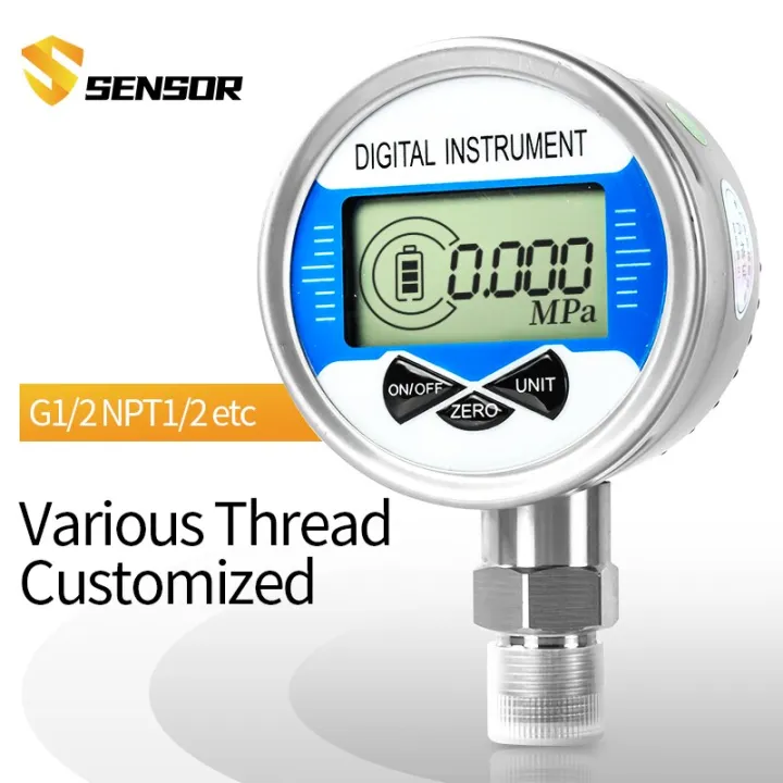 LCD%20Digital%20Pressure%20Gauge%20-0.1-100MPA%20G1/4%20NPT1/4%200.5%25%20Accuracy%20Hydraulic%20Pressure%20Gauges%20Gas%20Liquid%20Fuel%20Manometer%20-%20Image%202