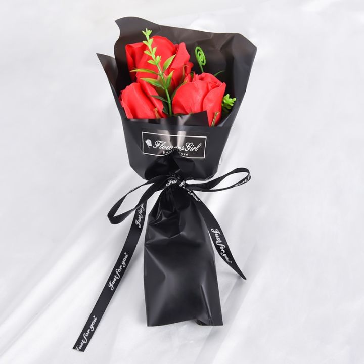 24CM%20Three-headed%20Soap%20Flower%20Bouquet%20Artificial%20Rose%20for%20Mother's%20Day%20Teacher's%20Day%20Gift%20-%20Image%208