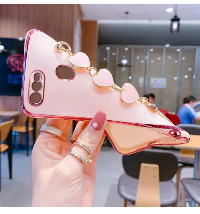 For%20OPPO%20A12%20Back%20Cover%20+%20Love%20Heart%20Bracelet%20Luxury%20Glossy%20Shiny%20Plating%20Bumper%20Ladies%20Case%20Soft%20Silicone%20Protective%20Phone%20Cases%20-%20Image%207