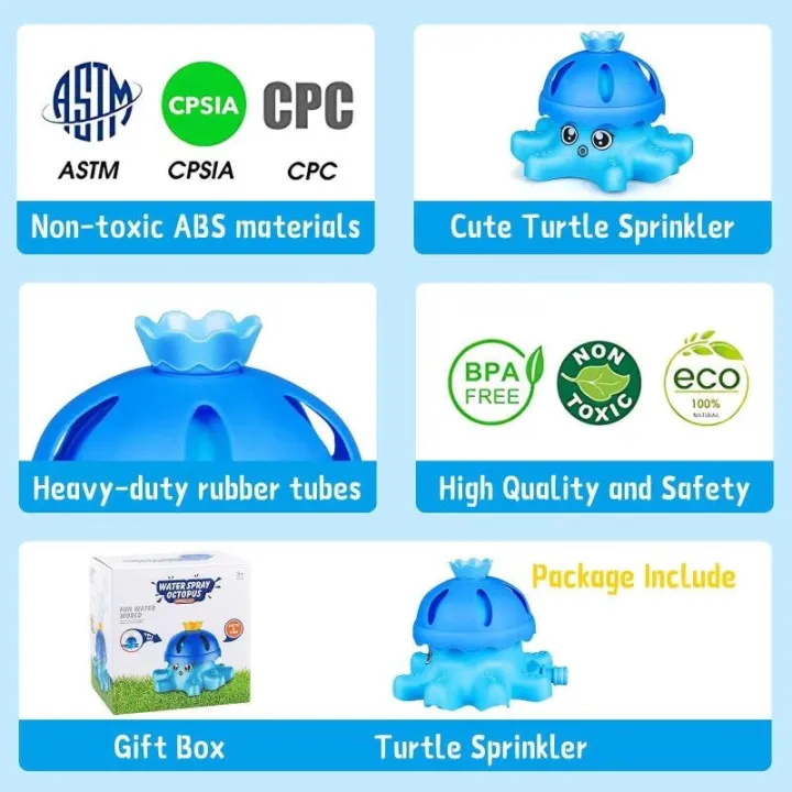 Kids%20Outdoor%20Water%20Sprinkler%20Octopus%20Toys,%20Toddlers%20Spray%20Water%20Bathtub%20Game%20Summer%20Backyard%20Lawn%20Bath%20Sprinkler%20Toy%20Nozzles%20And%20Spinning%20Hat%20For%20Girl%20Boys%20Play%20-%20Image%2010