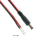 90 CM 2.1mm x 5.5mm DC Barrel Coaxial Power Plug to Bare Open Ended Wire  Cp 000  L. 