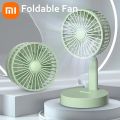 mini fan Xiaomi Portable Small Desk Fan Ultra Quiet Table Fan USB Rechargeable Cooling Fan With 3 Speed Powerful Wind Office Foldable FanFashion Jewellery. 