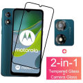 for Motorola Moto E13 2 in 1 Camera Lens Protector and Full Coverage Tempered Glass Screen Protector. 