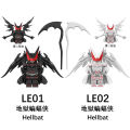 Single Sale DC Hellbat Figures Building Blocks Batman Minifigures Children Toys LE01 LE02. 