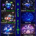 Ocean Projector For Bedroom Led Star Galaxy Sky Wave Color Rotating Underwater Wall Projection 3d Lamp Stereo Kids S. 