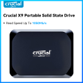 New style Crucial X9 Portable SSD Up To 1050MB/s 1TB 2TB 4TB Solid State Drive for PC PS5 PS4 MacBook Laptop XBOX External SSD. 