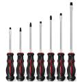 7Pc Screwdriver Set High Quality Magnetic Tip Multi Hand Tools Set Round and Flat Screwdrivers Set Screw Driver Set Screwdrivers Electrician Home Household Repair Tools 7 Piece Round Screwdriver Flat Screwdriver Set. 