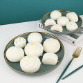 Mini Simulation Steamed Buns Squeeze Toys Slow Rising Stress Relief Squishy Toys Antistress Funny Ball Dumpling Bun Model. 