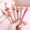 1/5/10Pcs 0.5Mm Cute Girl Press Neutral Pen Girl Press Water Pen Student Learning Supplies Exam Signature Pen Children's Stationery. 