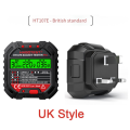Electric Socket Tester Detector Line Plug HT107 Pro Socket Tester Electrical Instruments Circuit Breaker Finders UK Plug. 