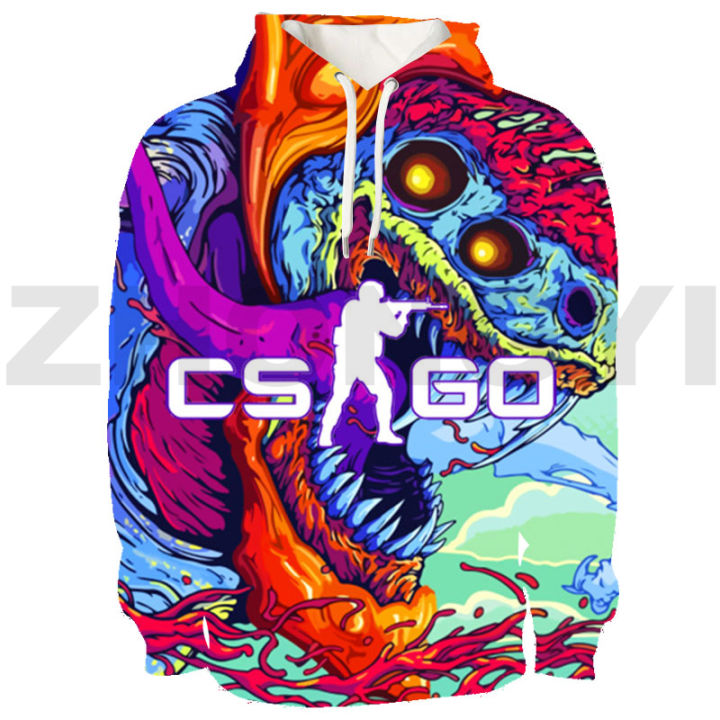 3D Print Anime Shooting Game CSGO Hoodie Men Streetwear Children Counter Strike Unisex CS GO Sweatshirt Oversize Pullover Kids