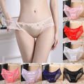 2m 8Colors Breathable Women Seamless Underwear Fashion Lace Silk Cotton Lace briefs Female. 