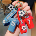 ShopSphere Football Jersey Keychain Cartoon Cute Doll Keyring Creative Fashion Couple Bag Nicle. 