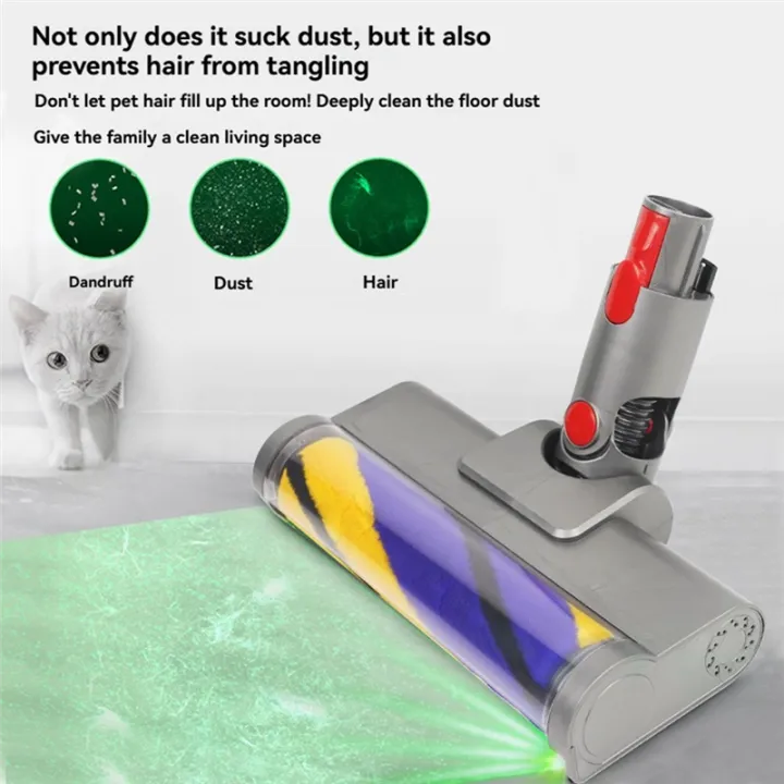 Vacuum%20Attachment%20Set%20with%20Soft%20Roller%20Cleaner%20Head%20and%20Green%20Optical%20LED%20Light%20for%20for%20V15%20V11%20V10%20V8%20V7%20-%20Image%205