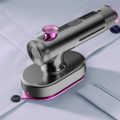 1 Piece Handheld Steam Iron Steamer Ironing&Steaming 2 in 1 Fabric Wrinkle Travel Iron EU Plug A. 