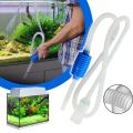 Aquarium Siphon Fish Tank Syphon Vacuum Cleaner Pump Semi-automatic Water Change Changer Gravel Water Filter. 