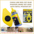 Chalk Line Set - Reel with Chalk, 3 pcs set. 