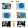 Car Mirror Window Clear Film Anti Fog Car Rear-view Mirror Protective Film Waterproof Car Sticker 2 PCs/Set. 