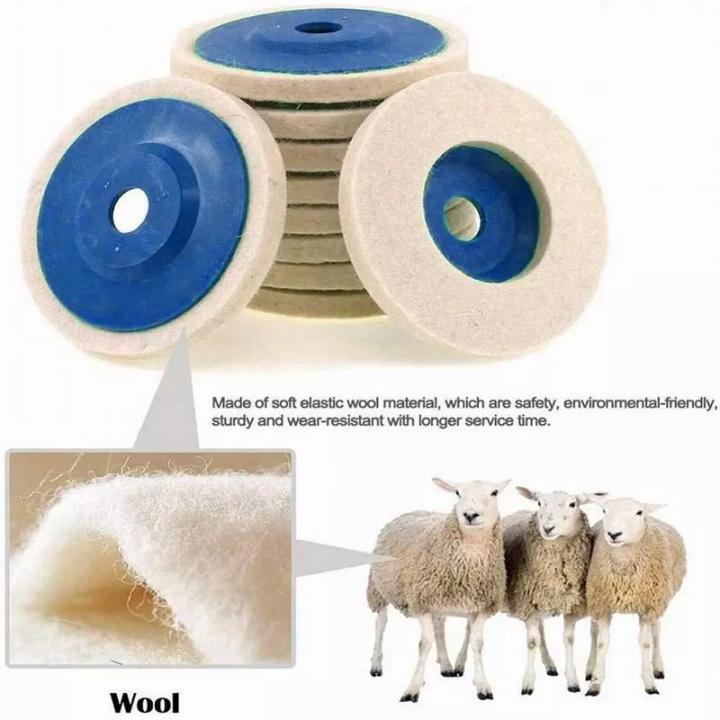 3PCS/pack%20100mm%20Wool%20Polishing%20Wheel%20Buffing%20Pads%20-%20Image%206
