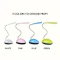LED Desk Lamp with Eye-Care Technology - Flexible Gooseneck, Portable and Foldable Mini Reading Light for Office, Bedroom - Battery-Powered (Batteries Not Included), LED Light Source, Multi-Color, Household Use, Adjustable LED Desk Lamp with 4 Color Modes. 