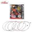 Alice A306 Acoustic Guitar String Set Hot Selling .011- .052 Super Light Acoustic Guitar Strings High Quality Guitar Chords Phosphor Bronze Stainless Steel Plain String, Silver-Plated Copper Alloy Winding, Anti-Rust Coating. 