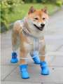 Clear Raincoat Rain Jacket Waterproof Coat for Samll Medium Dogs Teddy Shiba Dog Poncho Outdoor Walking Pet Clothes. 