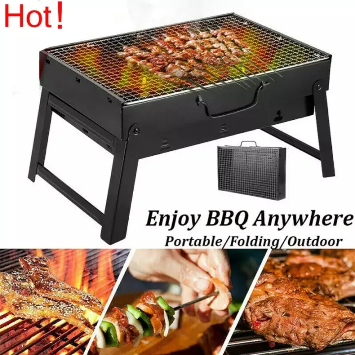 BBQ%20Grill%20Machine%20BBQ%20Stove%20Portable%20BLACK%20Small%20Barbecue%20Stove%20Charcoal%20BBQ%20Grill%20Patio%20Camping%20Picnic%20Burner%20Foldable%20BBQ%20Grills-%20Black%20(TLS)%20-%20Image%204