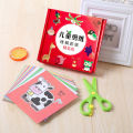 Children Safety-Scissors Set Preschooler Training-Scissors Kindergarten Kids Paper-Cut DIY Art Craft Supplies Kit. 