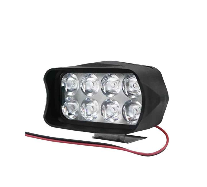 8 LED External Fog Headlight Spot Light Driving Lamp