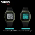 【Miga Plaza】SKMEI 1278 Men's Sports Watch Dual Time 5 Groups Daily Alarm Snooze Hourly Chime Timer Chronograph Countdown Calendar 50m Waterproof Backlight. 