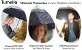 3 Fold Ultra-Flex Tech Pocket Small Umbrella Rain Waterproof Compact, Small, Portable, Strong, Durable, Premium Grip, Vibrant Designs, Folding Umbrella. 