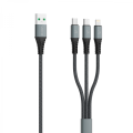 Vidvie CB4022 3 In 1 Multi Charging Data Cable 3A [ID: 11537]. 